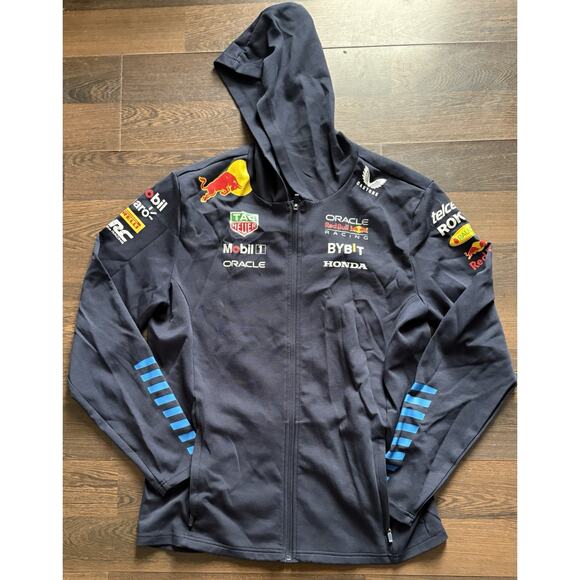 Red Bull Racing F1 Official Team Pullover Hoodie Sweatshirt - XL - Picture 2 of 13